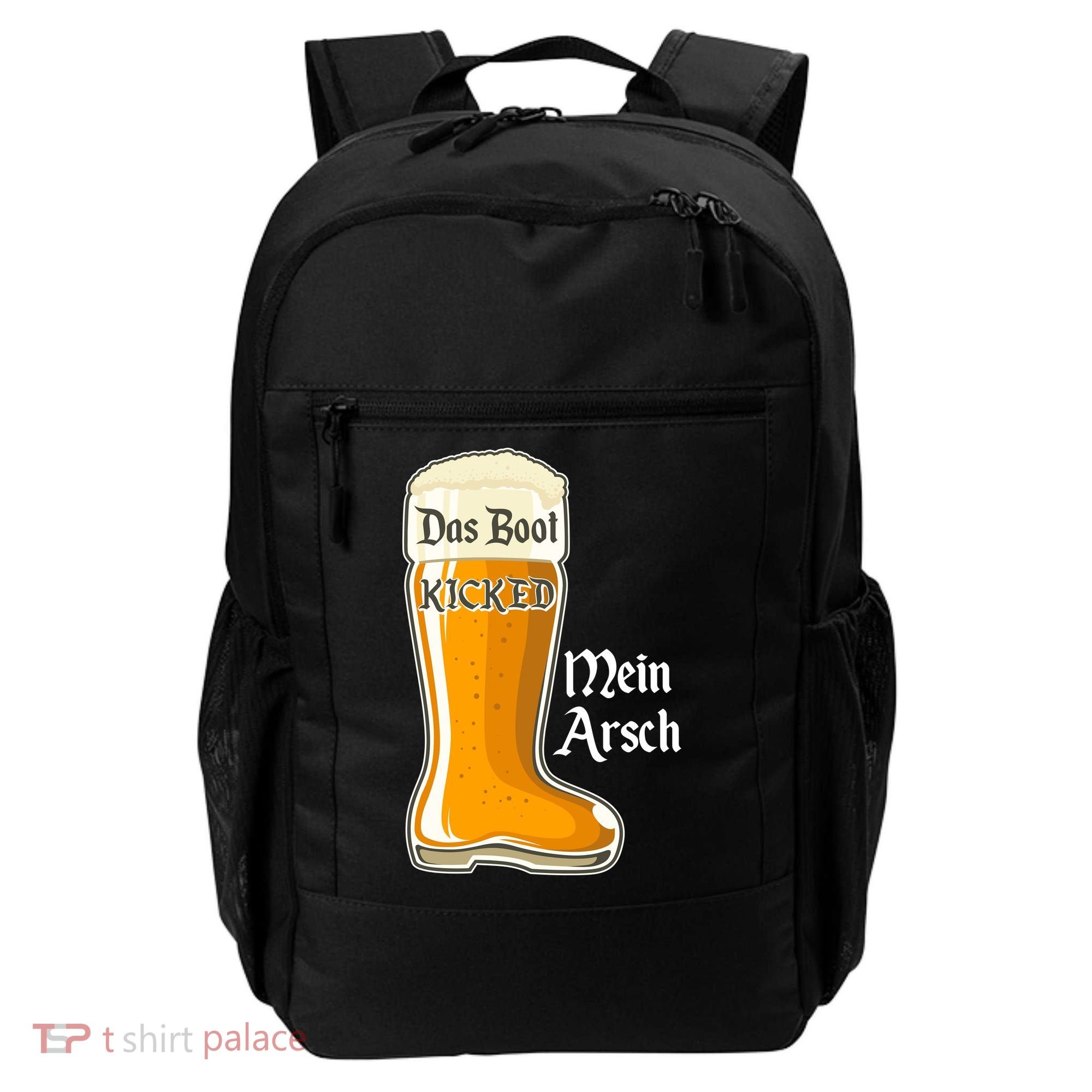 Funny Oktoberfest Das Boot Kicked Mein Arsch Backpack
