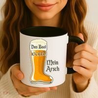 Funny Oktoberfest Das Boot Kicked Mein Arsch Coffee Mug thumb 3