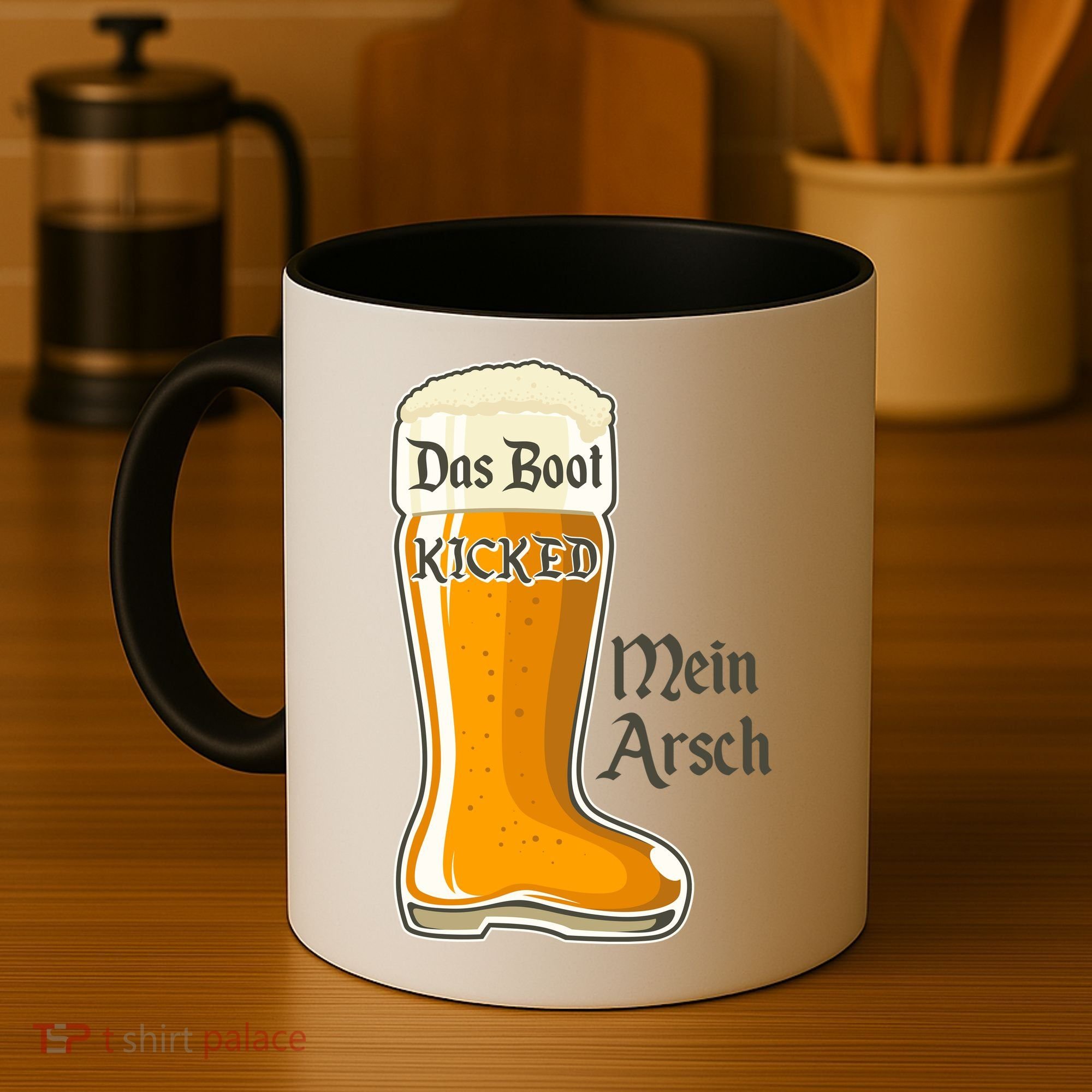 Funny Oktoberfest Das Boot Kicked Mein Arsch Coffee Mug