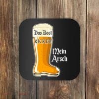 Funny Oktoberfest Das Boot Kicked Mein Arsch Coaster thumb 0