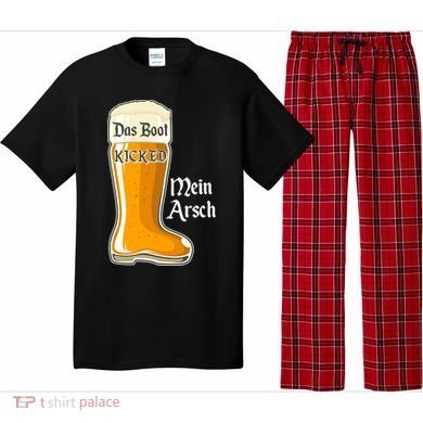 Funny Oktoberfest Das Boot Kicked Mein Arsch Pajama Set