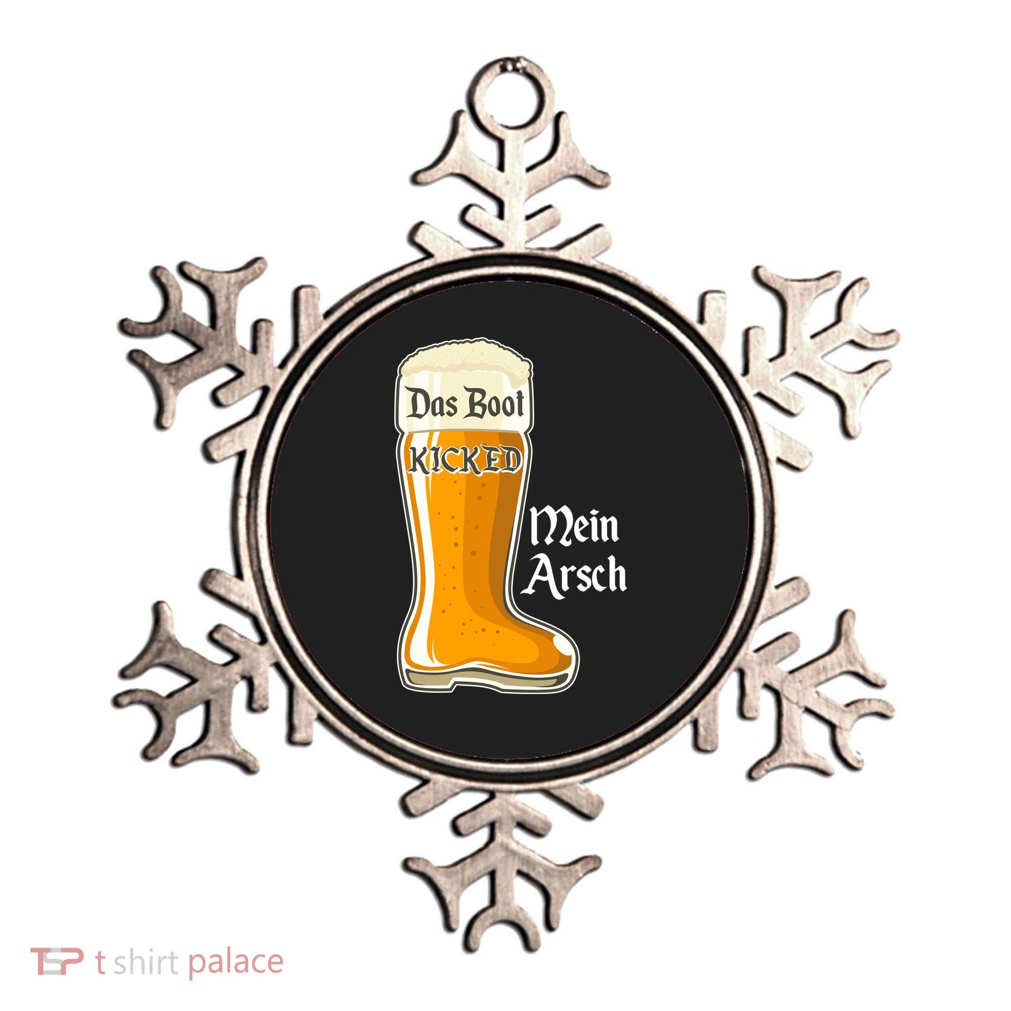 Funny Oktoberfest Das Boot Kicked Mein Arsch Ornament