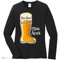Funny Oktoberfest Das Boot Kicked Mein Arsch Women's Long Sleeve Shirt thumb 0