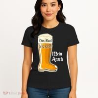 Funny Oktoberfest Das Boot Kicked Mein Arsch Women's T-Shirt thumb 4