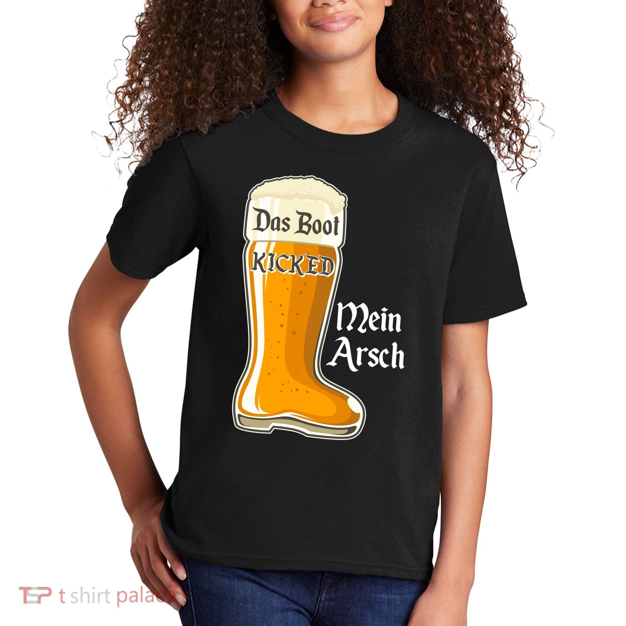 Funny Oktoberfest Das Boot Kicked Mein Arsch Kids T-Shirt