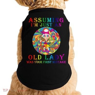 Funny Old Lady Doggie Tank
