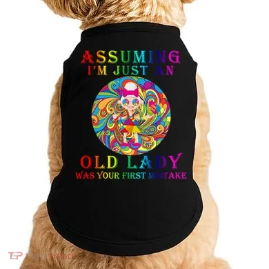Funny Old Lady Doggie Tank