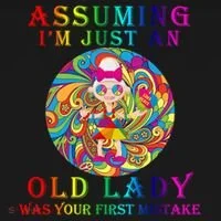 Funny Old Lady Doggie Tank thumb 4