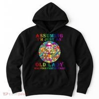 Funny Old Lady Hoodie thumb 0