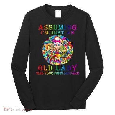 Funny Old Lady Long Sleeve Shirt