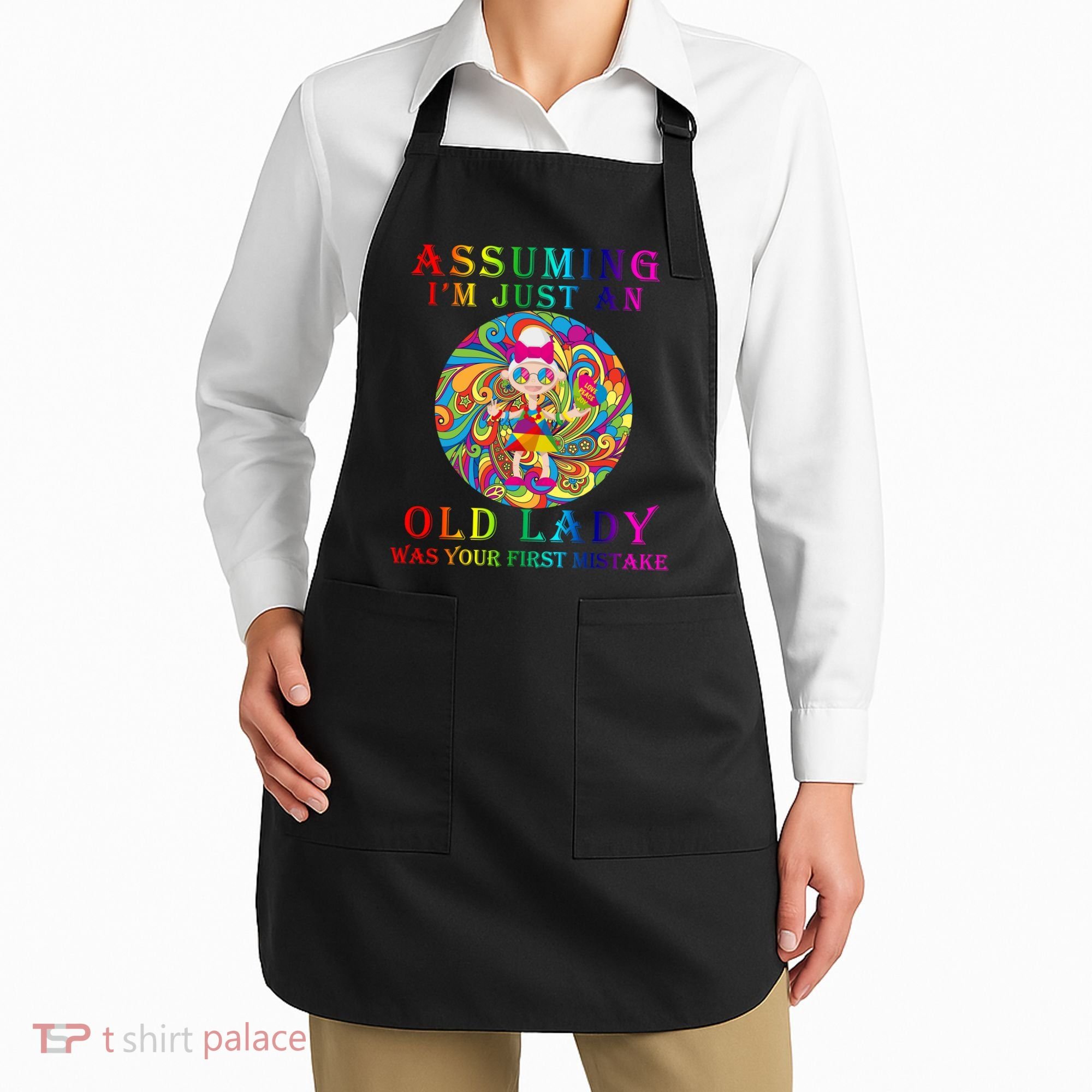 Funny Old Lady Apron
