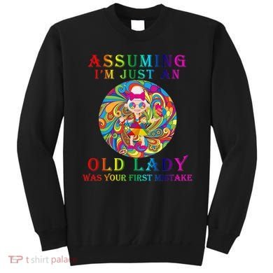 Funny Old Lady Sweatshirt