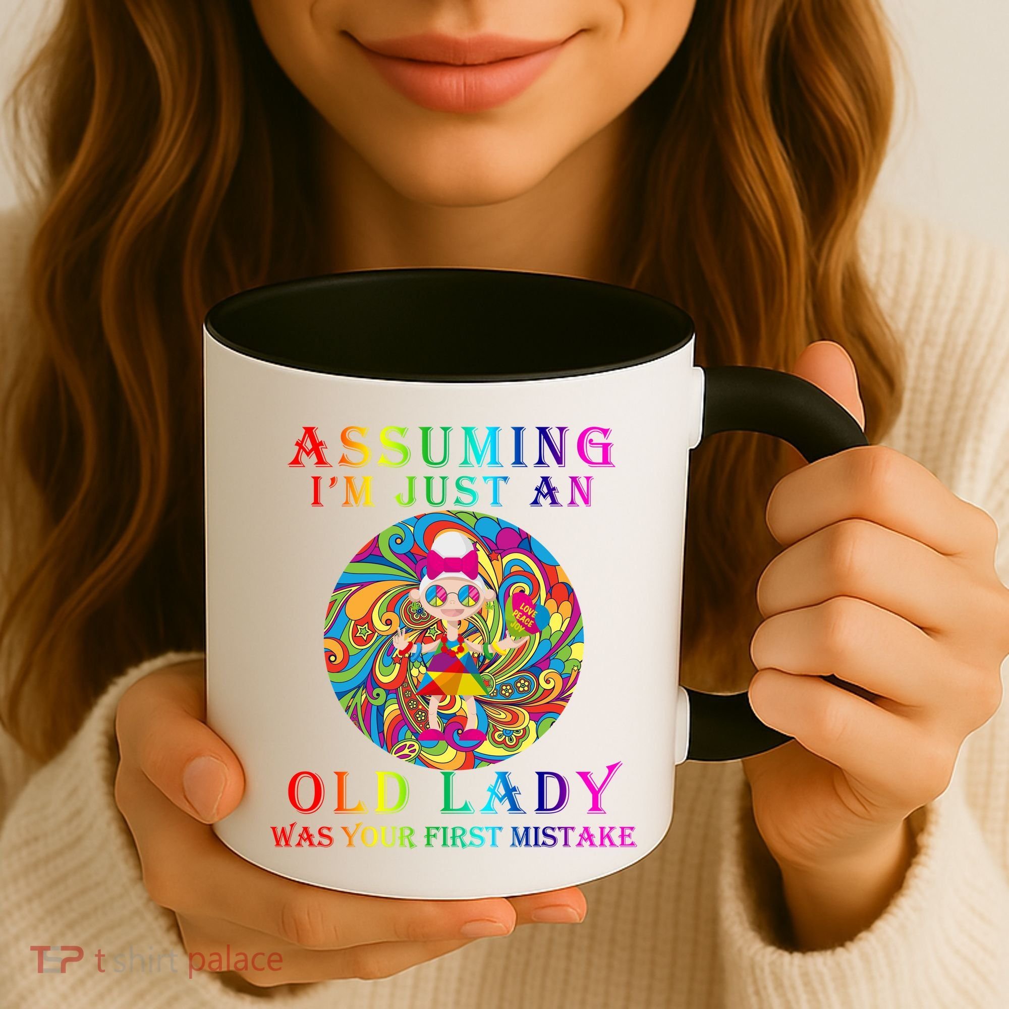 Funny Old Lady Coffee Mug
