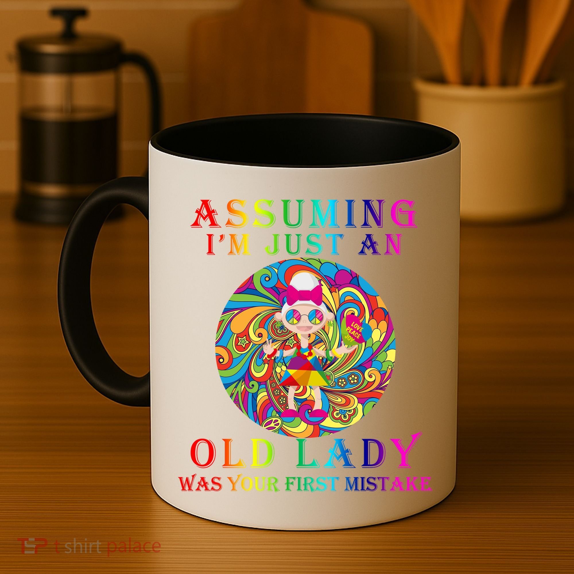 Funny Old Lady Coffee Mug