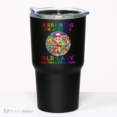 Funny Old Lady Tumbler