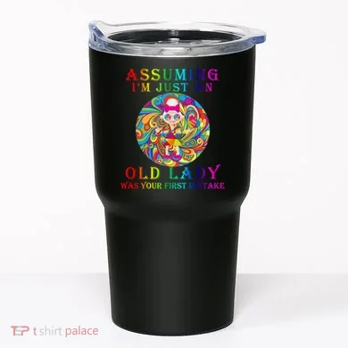 Funny Old Lady Tumbler