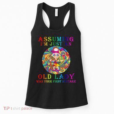 Funny Old Lady Women's Tank Top