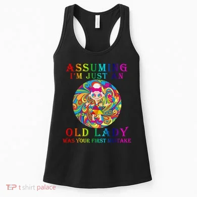 Funny Old Lady Women's Tank Top