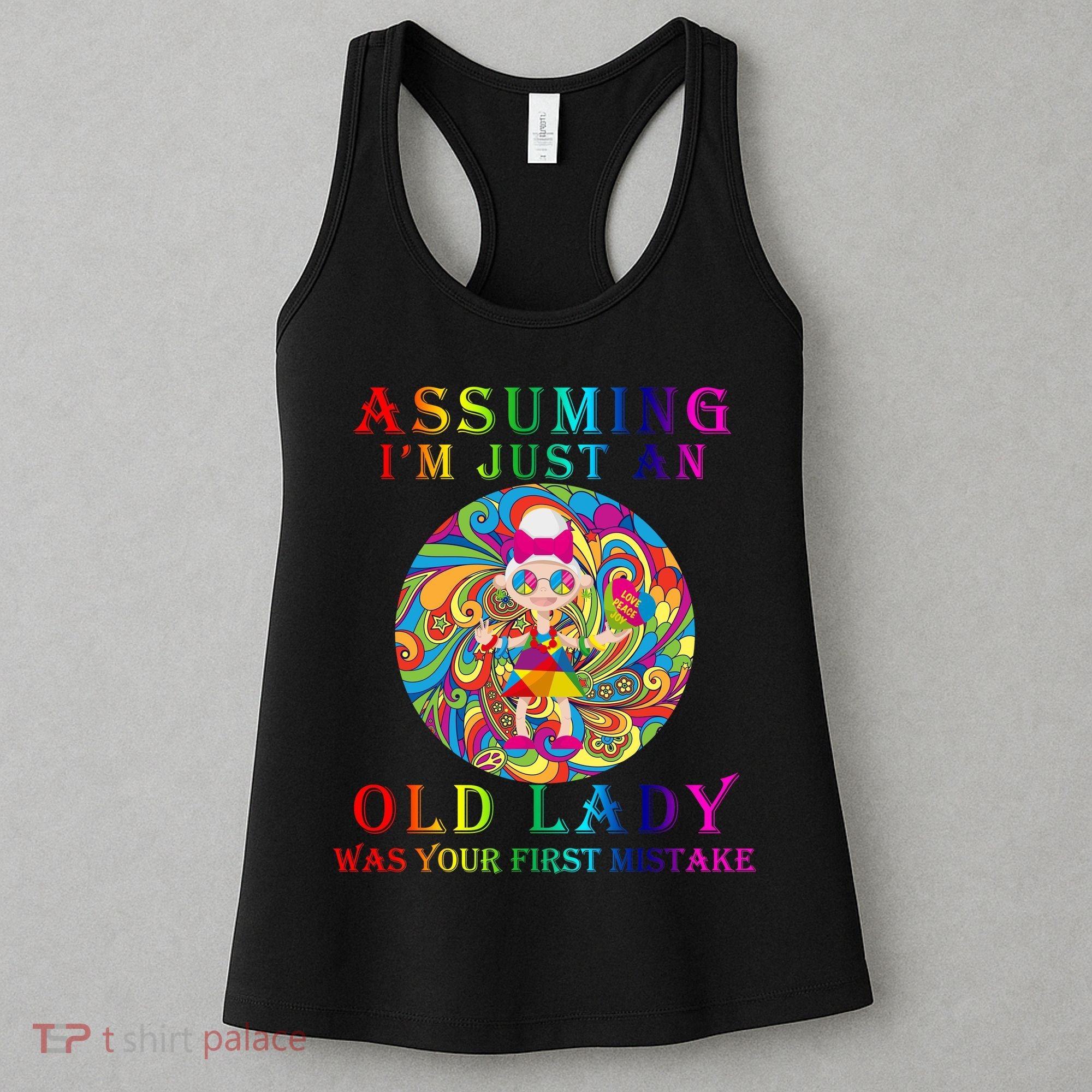 Funny Old Lady Women's Tank Top