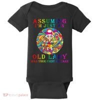 Funny Old Lady Baby Bodysuit thumb 0