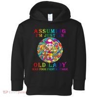 Funny Old Lady Toddler Hoodie thumb 0