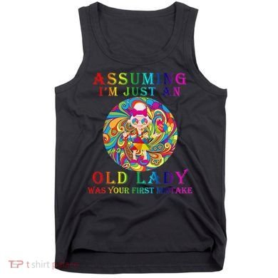 Funny Old Lady Tank Top