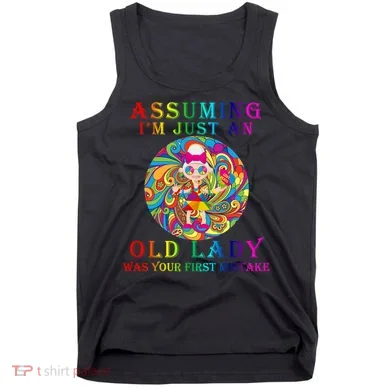 Funny Old Lady Tank Top