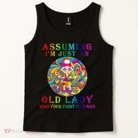 Funny Old Lady Tank Top thumb 2