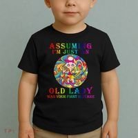 Funny Old Lady Toddler T-Shirt thumb 2