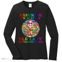 Funny Old Lady Women's Long Sleeve Shirt thumb 0