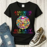 Funny Old Lady Women's T-Shirt thumb 3