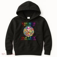 Funny Old Lady Kids Hoodie thumb 0