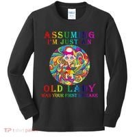 Funny Old Lady Kids Long Sleeve Shirt thumb 0