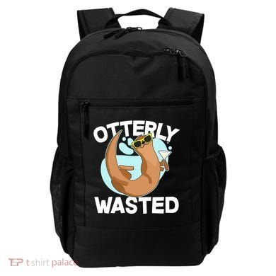 Funny Otterly Wasted Drunk Otter Backpack
