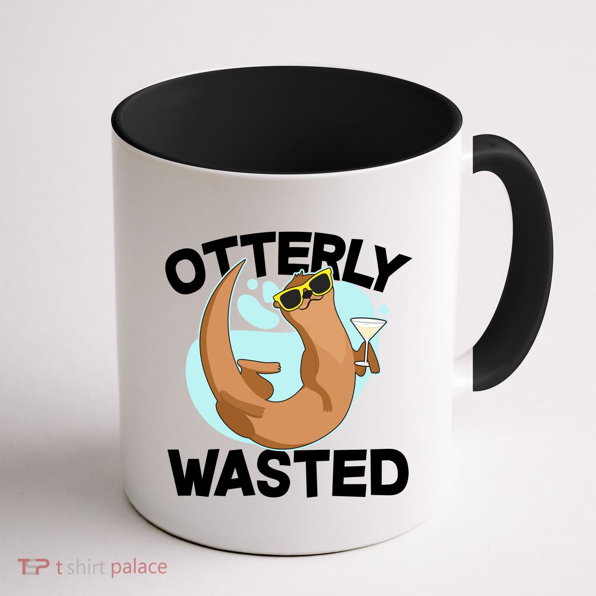 Funny Otterly Wasted Drunk Otter Coffee Mug