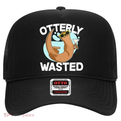 Funny Otterly Wasted Drunk Otter Hat