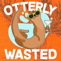 Funny Otterly Wasted Drunk Otter Kati Licensed 12" Camo Cuffed Beanie thumb 2