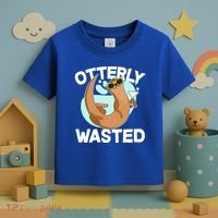 Funny Otterly Wasted Drunk Otter Toddler T-Shirt thumb 3