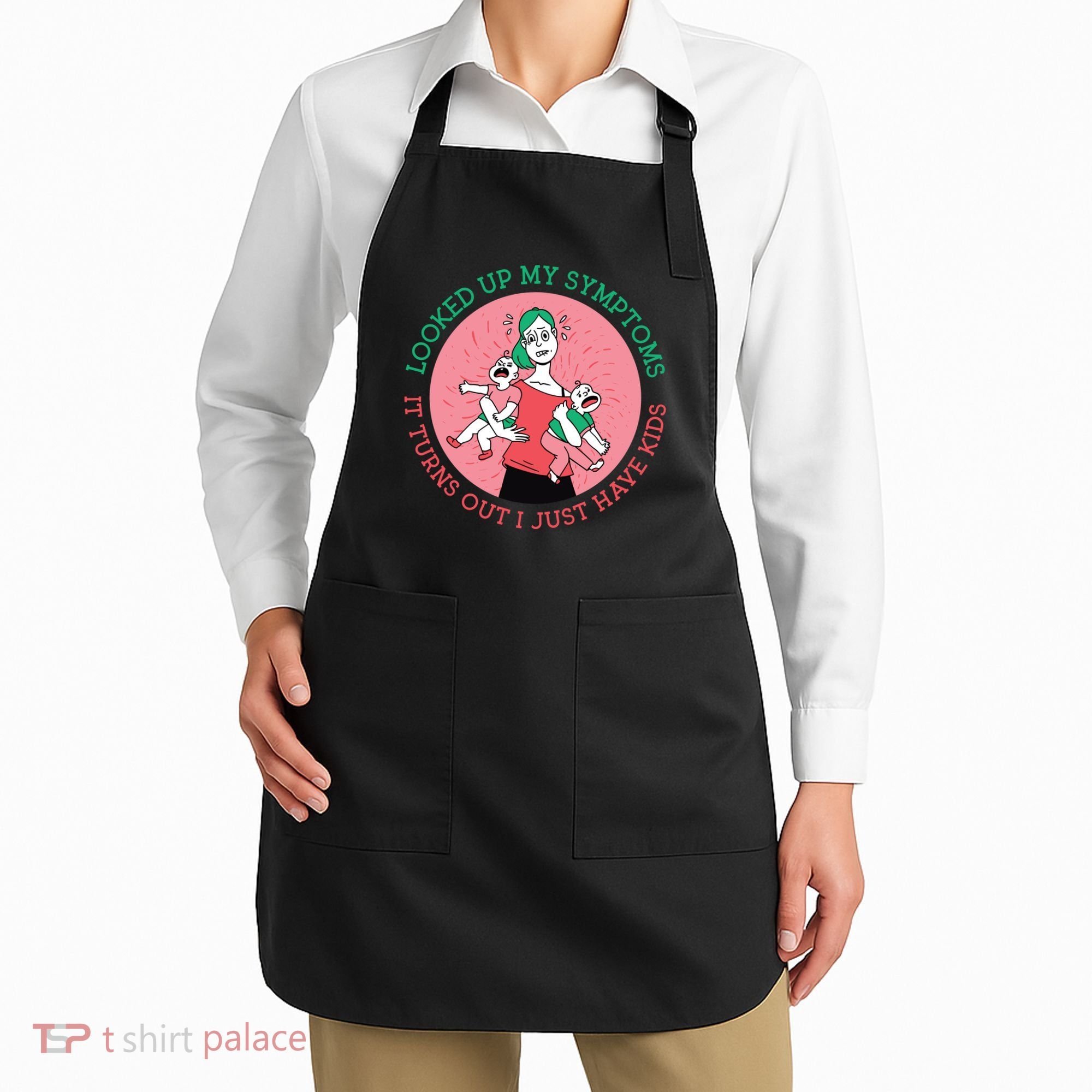 Funny Overwhelmed Mom Apron