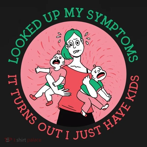 Funny Overwhelmed Mom Toddler Hoodie