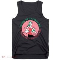 Funny Overwhelmed Mom Tank Top thumb 0