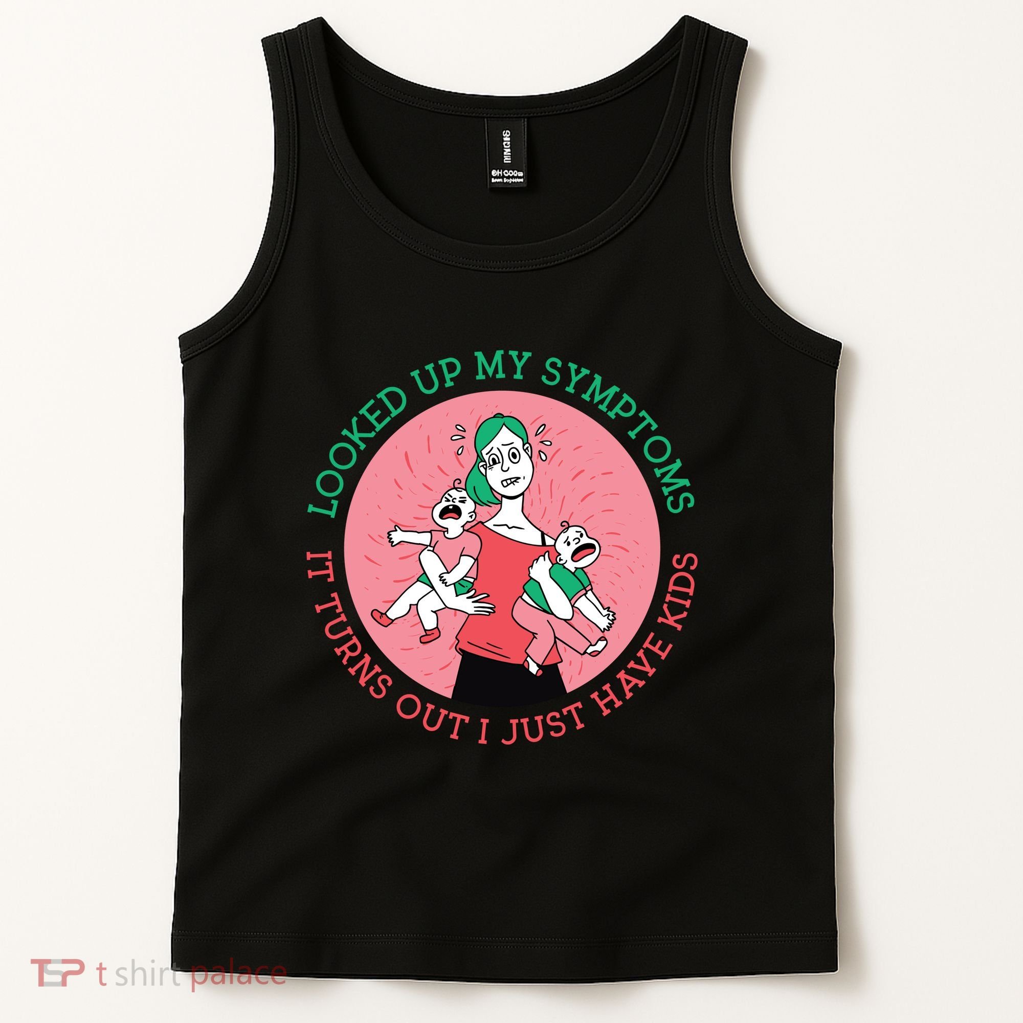 Funny Overwhelmed Mom Tank Top