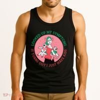 Funny Overwhelmed Mom Tank Top thumb 3