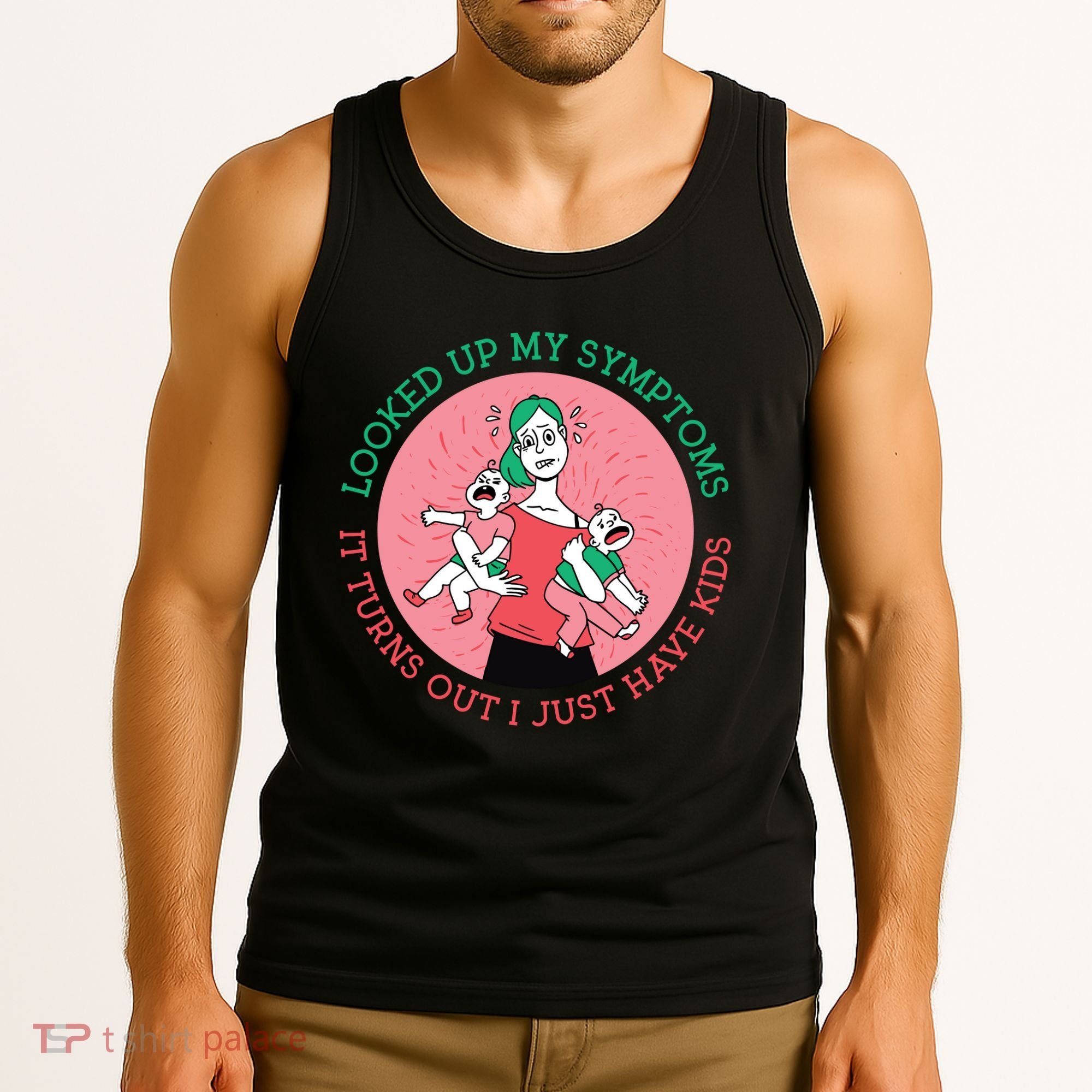Funny Overwhelmed Mom Tank Top