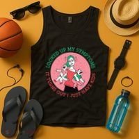 Funny Overwhelmed Mom Tank Top thumb 4