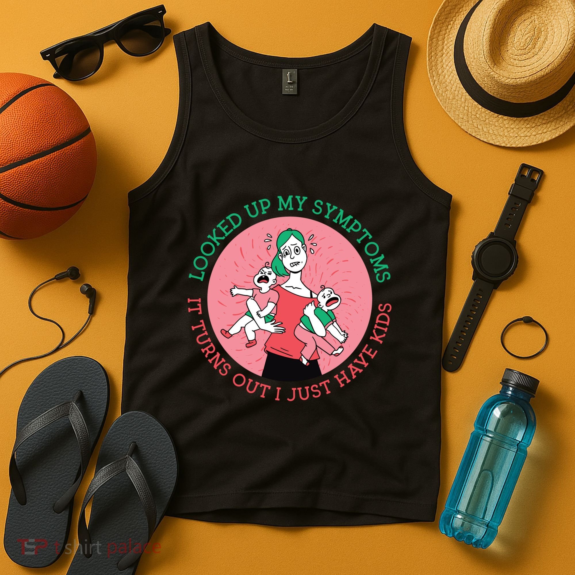 Funny Overwhelmed Mom Tank Top