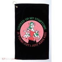 Funny Overwhelmed Mom Golf Towel thumb 0