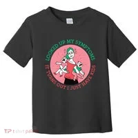 Funny Overwhelmed Mom Toddler T-Shirt thumb 0