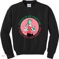 Funny Overwhelmed Mom Kids Sweatshirt thumb 0