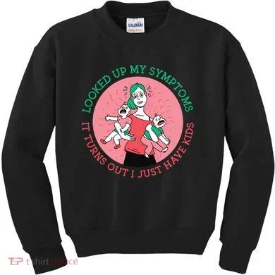 Funny Overwhelmed Mom Kids Sweatshirt